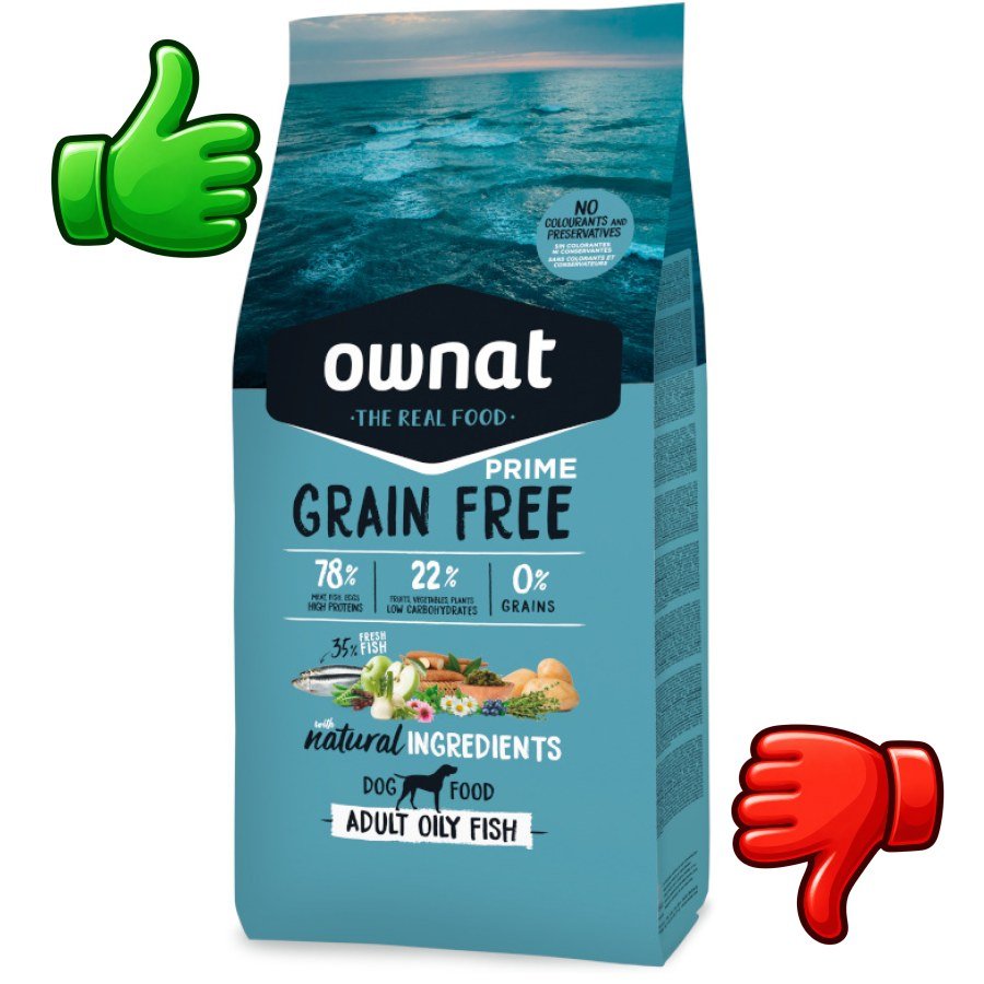Ownat Prime Grain Free Pescado Azul Adulto pienso para perros