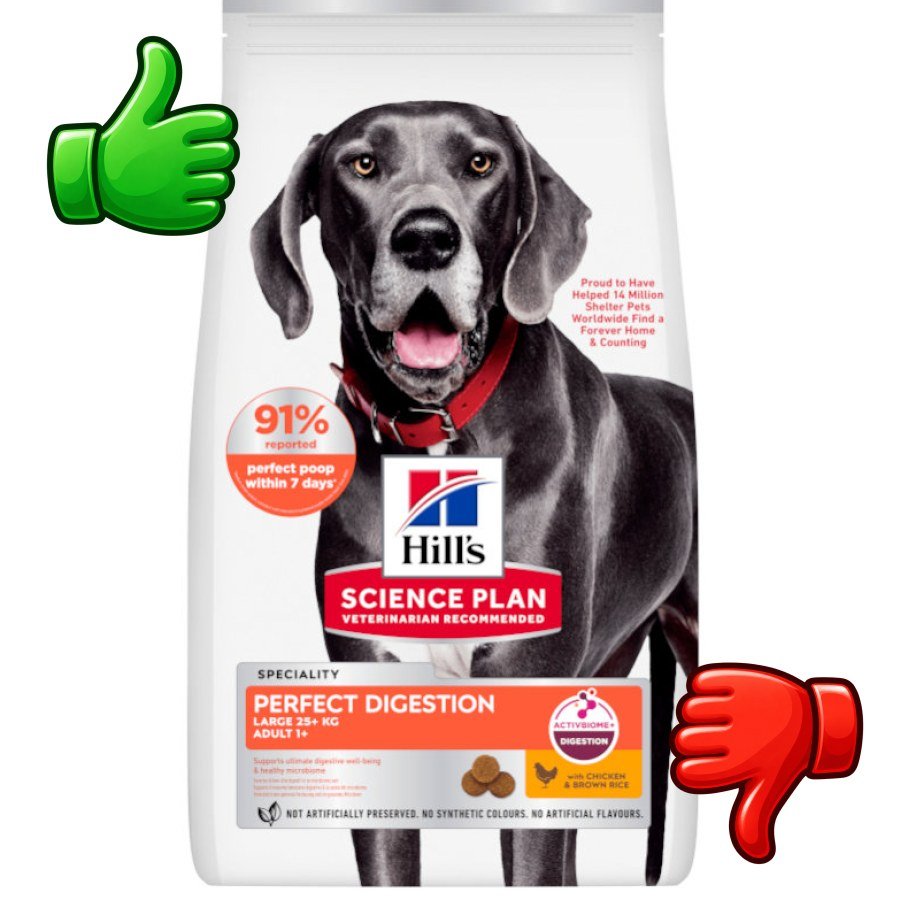Hills Science Plan Perfect Digestion Adult large Pollo pienso para perros