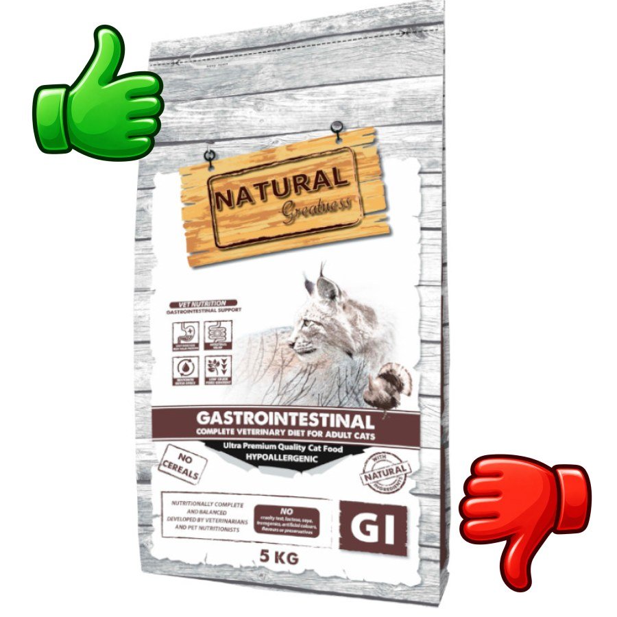 Natural Greatness Gastrointestinal Pavo Pienso Hipoalergénico para gatos