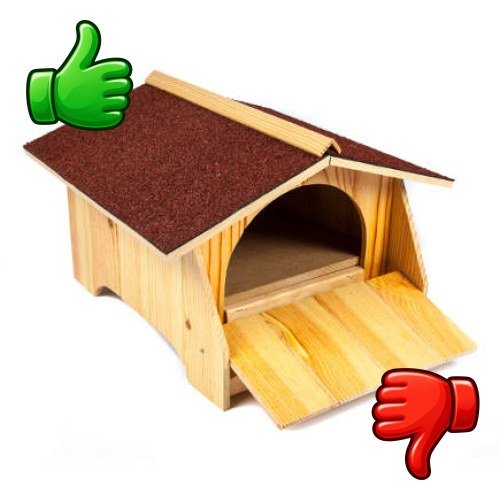 Nayeco Caseta de Madera para tortugas