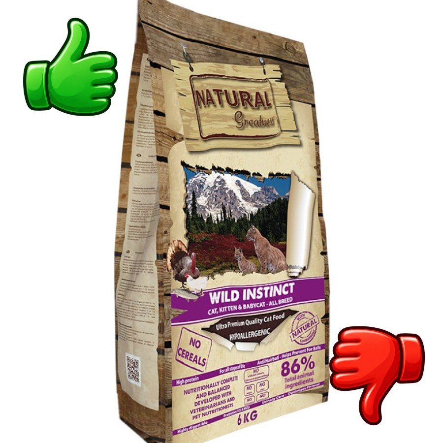 Natural Greatness Wild Instinct pienso para gatos