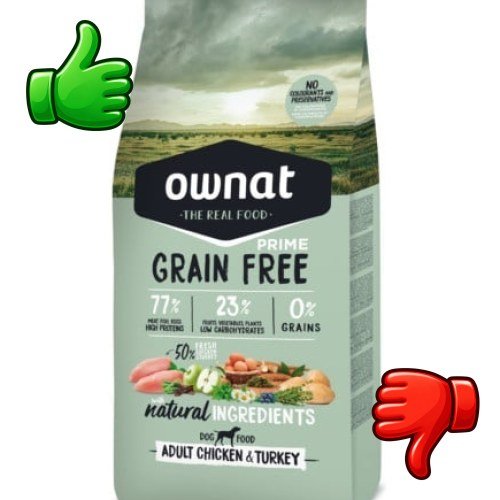 Ownat Grain Free Adult Pollo y Pavo pienso para perros
