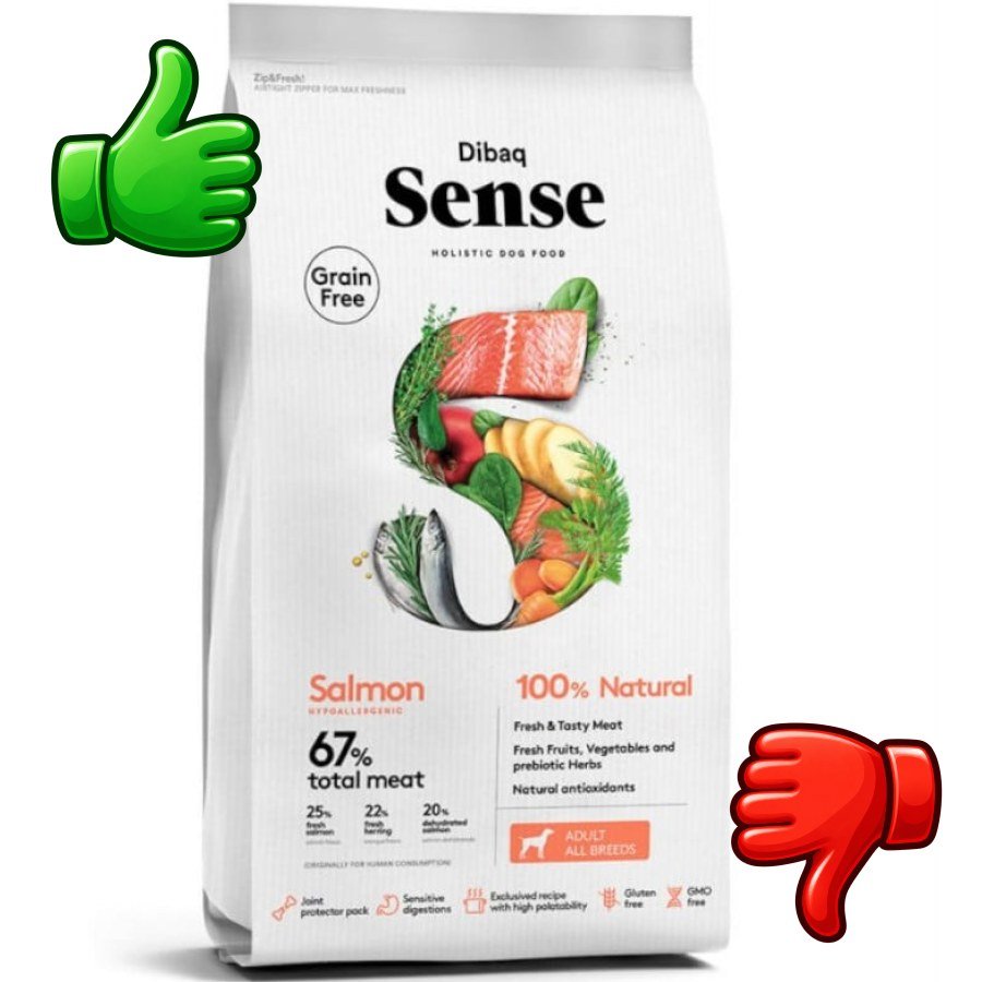 Dibaq Sense Grain Free Adult Salmón pienso para perros