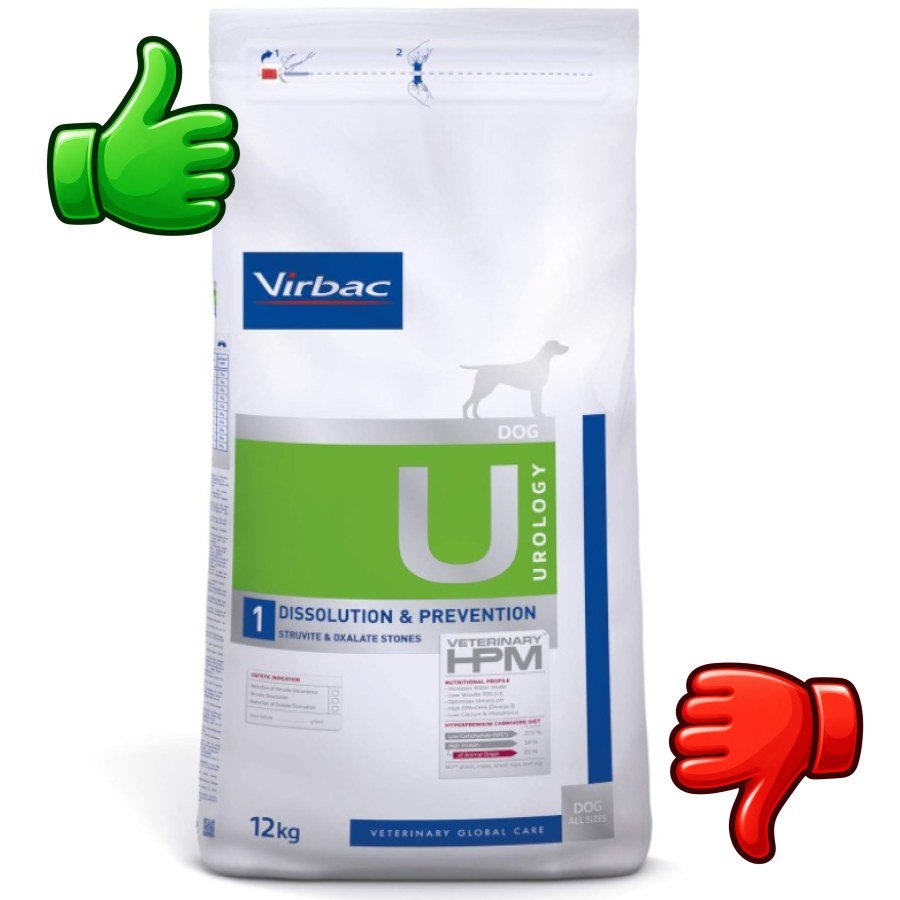 Virbac Urology Dissolution Prevention HPM Pienso para perros