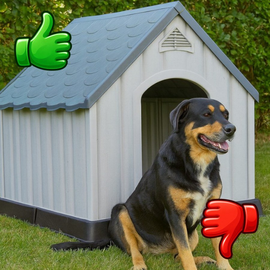 TK-Pet Caseta de Plástico 60% reciclado para perros