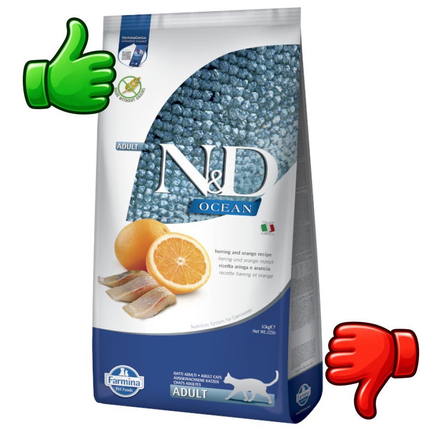 Farmina N&D Ocean Adult Pienso Calabaza y Naranja para gatos