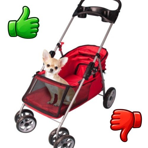 Flamingo Cochecito Transportín Plegable para mascotas