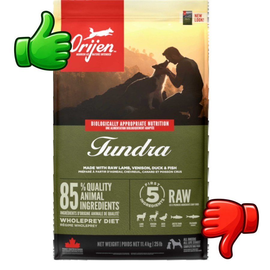 Orijen Tundra Pienso Seco Cordero y Ciervo para perros