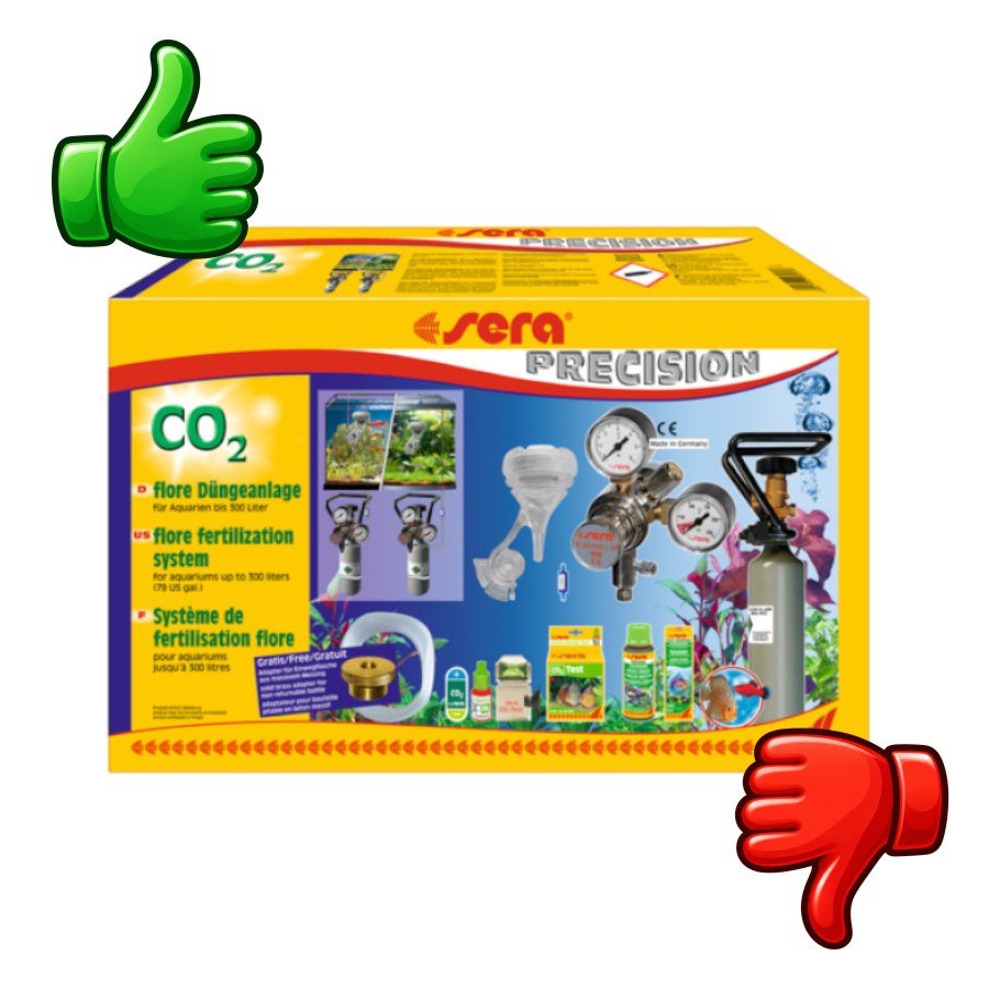 Sera Precision Kit de CO2 con sistema de abonado para acuarios
