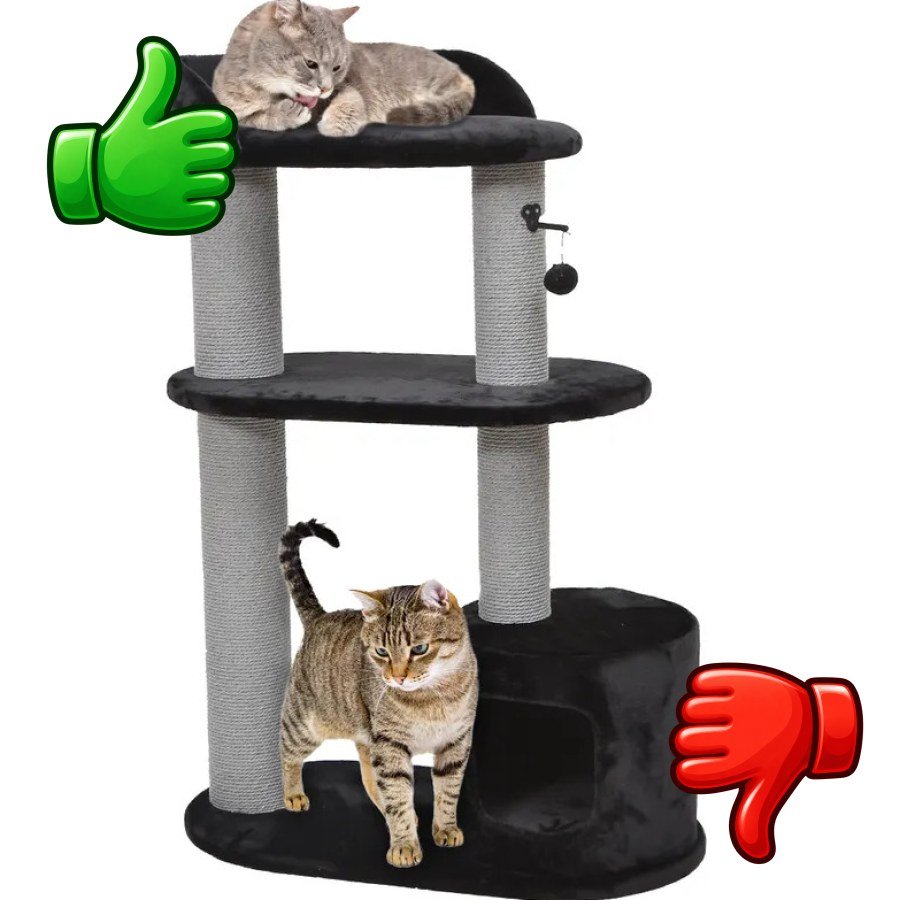 Flamingo Brandi Árbol Rascador con 2 niveles para gatos