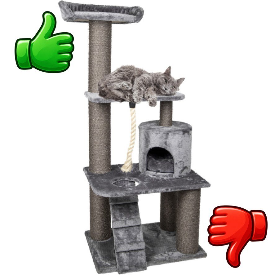 Flamingo Árbol Rascador Edan Gris para gatos