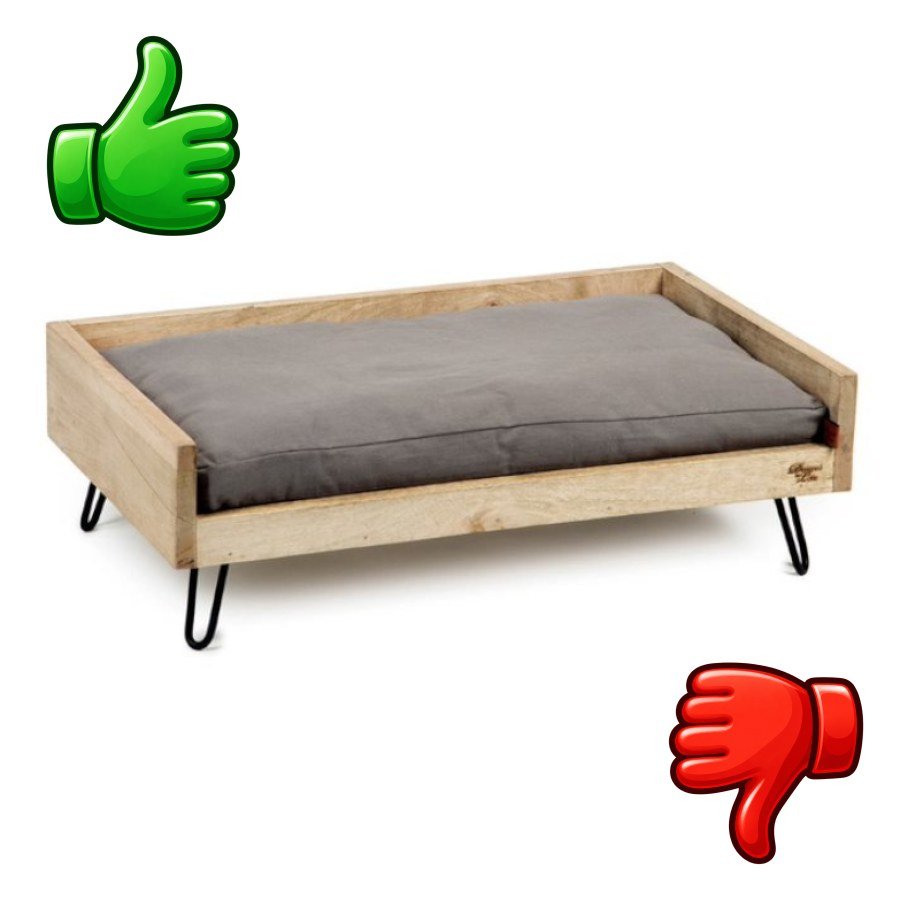 Designed by Lotte Turana Cama de Madera para perros