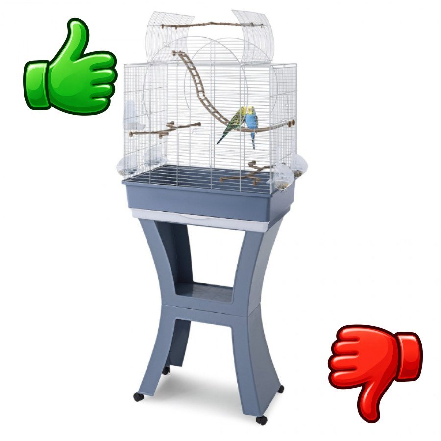 Imac Matilde Jaula con Techo abierto para pájaros