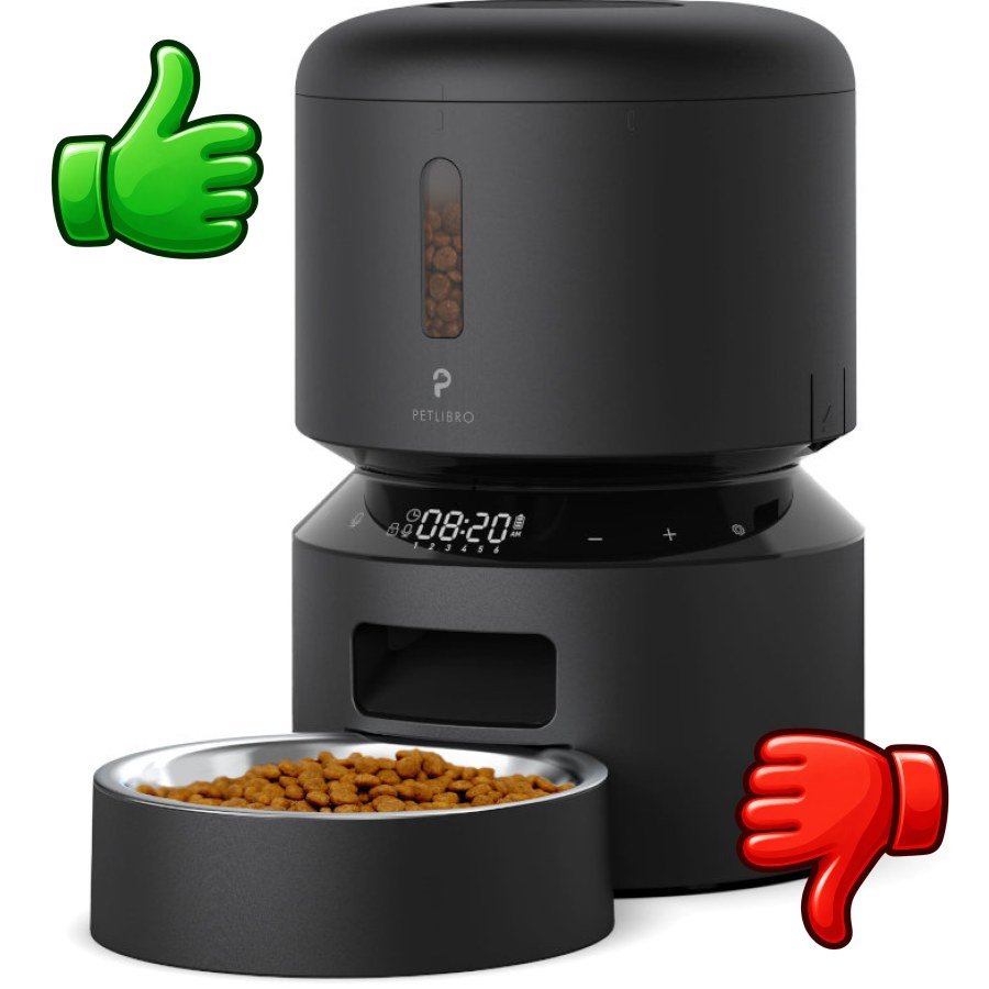 Petlibro Granary Comedero Automático Negro para perros y gatos