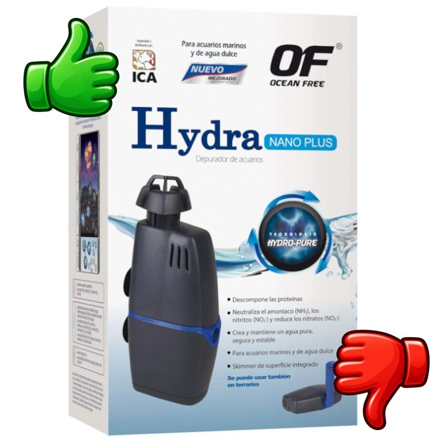 ICA Hydra Nano Plus filtro interno biológico para acuarios