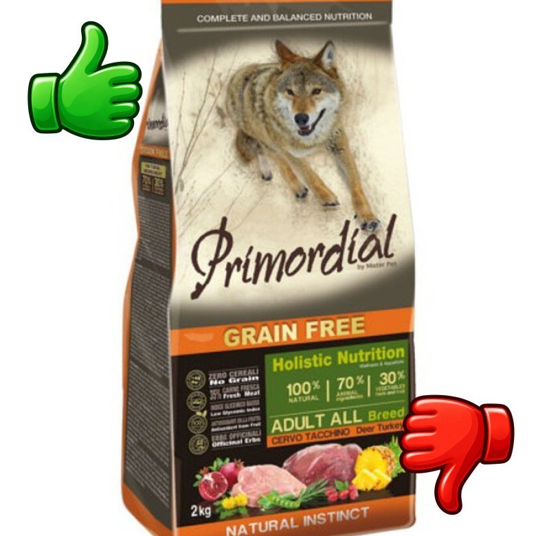 Primordial Adult Grain Free Ciervo y Pavo pienso para perros