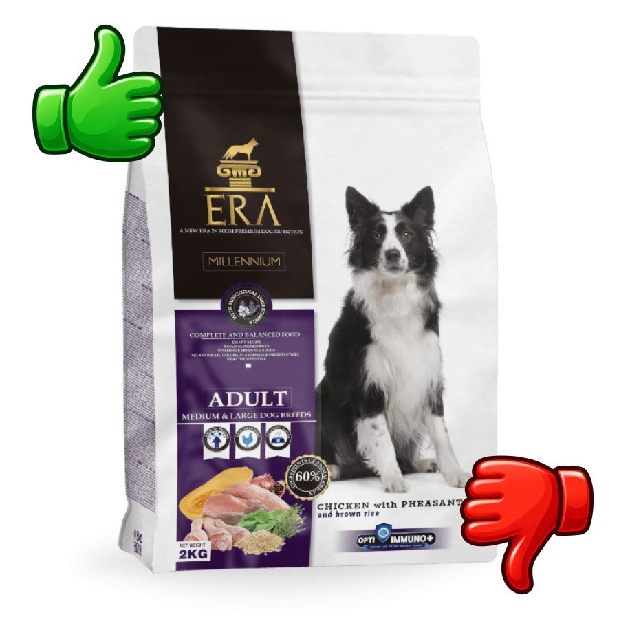 ERA Adult MediumyLarge Pollo y Faisán pienso para perros