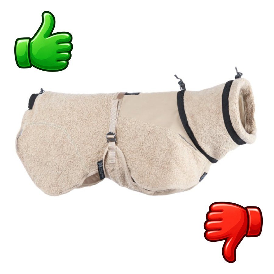 Non-stop Dogwear Abrigo de Lana Color Arena para perros