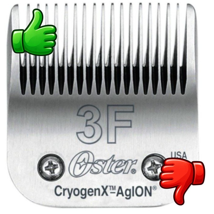 Oster Cryogen AgION Cuchillas para Máquina Cortapelos Moser