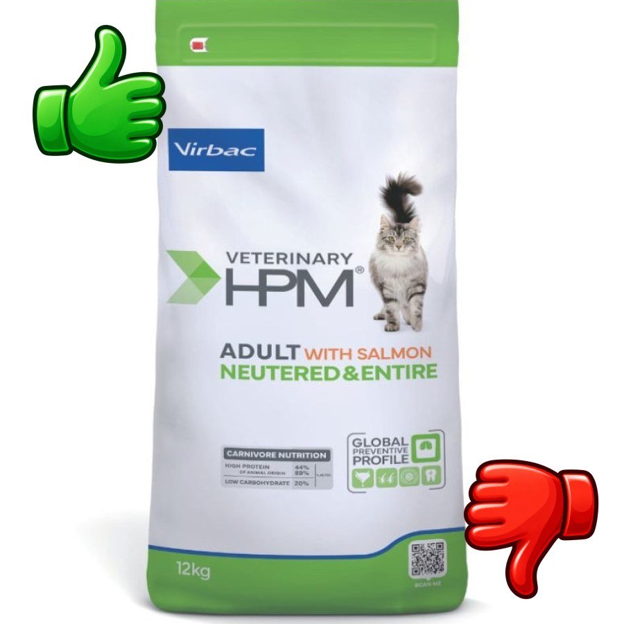Virbac HPM Veterinary Adult Esterilizado Pienso Salmón para gatos