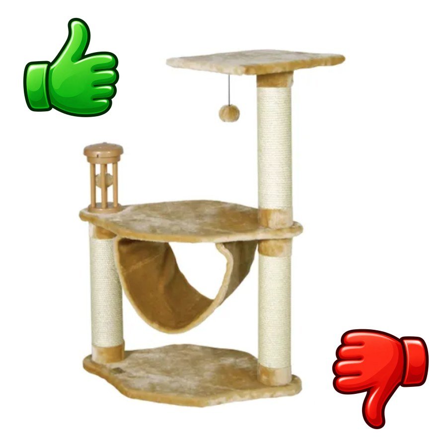 Flamingo Arpont Árbol Rascador Beige para gatos