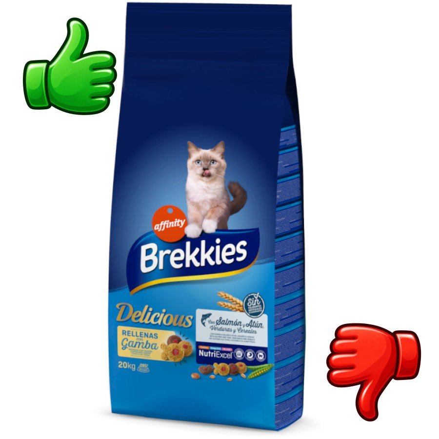 Affinity Brekkies Delicious Salmón y Atún pienso para gatos