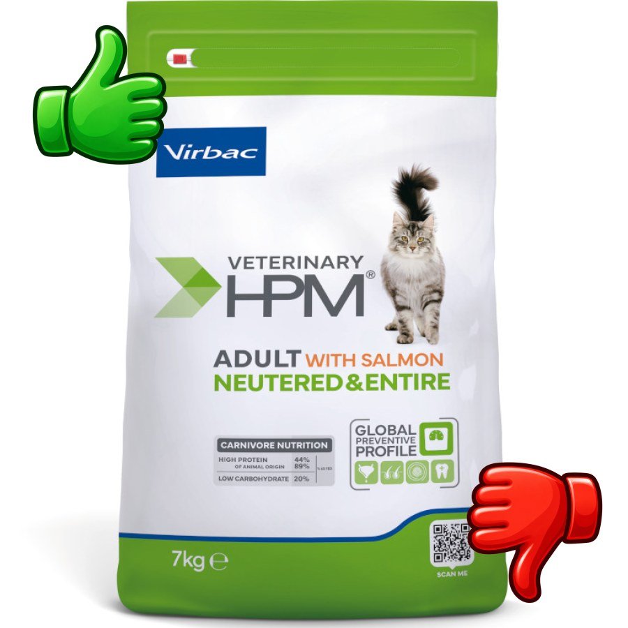 Virbac Adult Neutered Entire HPM Pienso Salmón para gatos