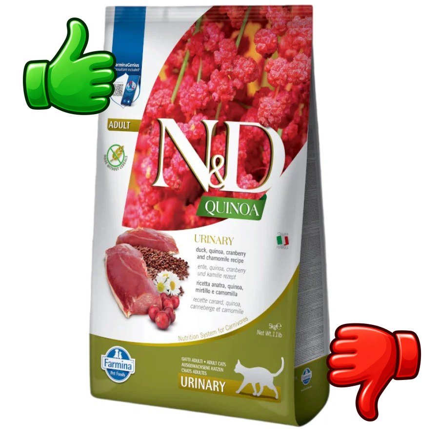 Farmina N&D Quinoa Adult Urinary Pienso Pato para gatos