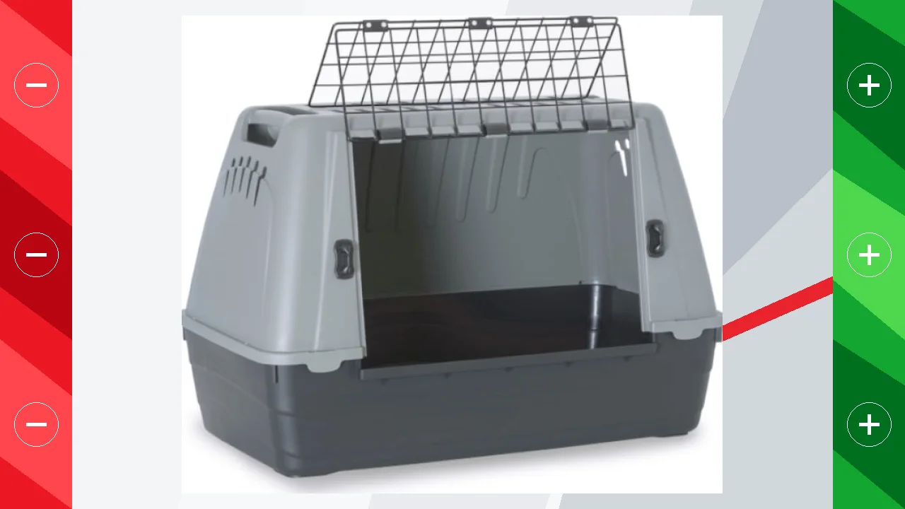 Nayeco Eco Line Bracco Transportín de maletero para perros y gatos