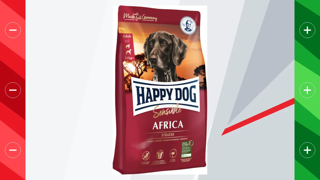 Happy Dog Avestruz Sensible Africa pienso