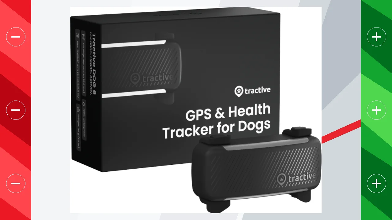 Tractive GPS Dog 6 Negro Rastreador para perros