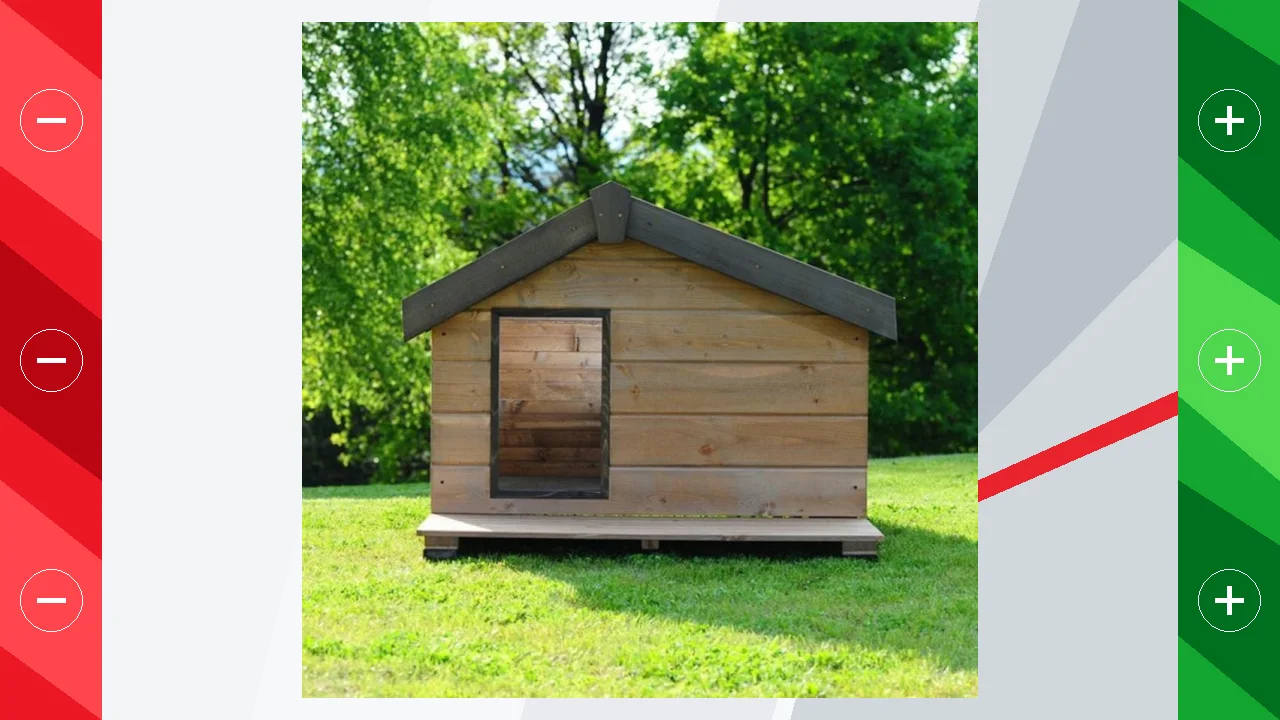 TK-Pet Mountain Caseta de Madera para perros