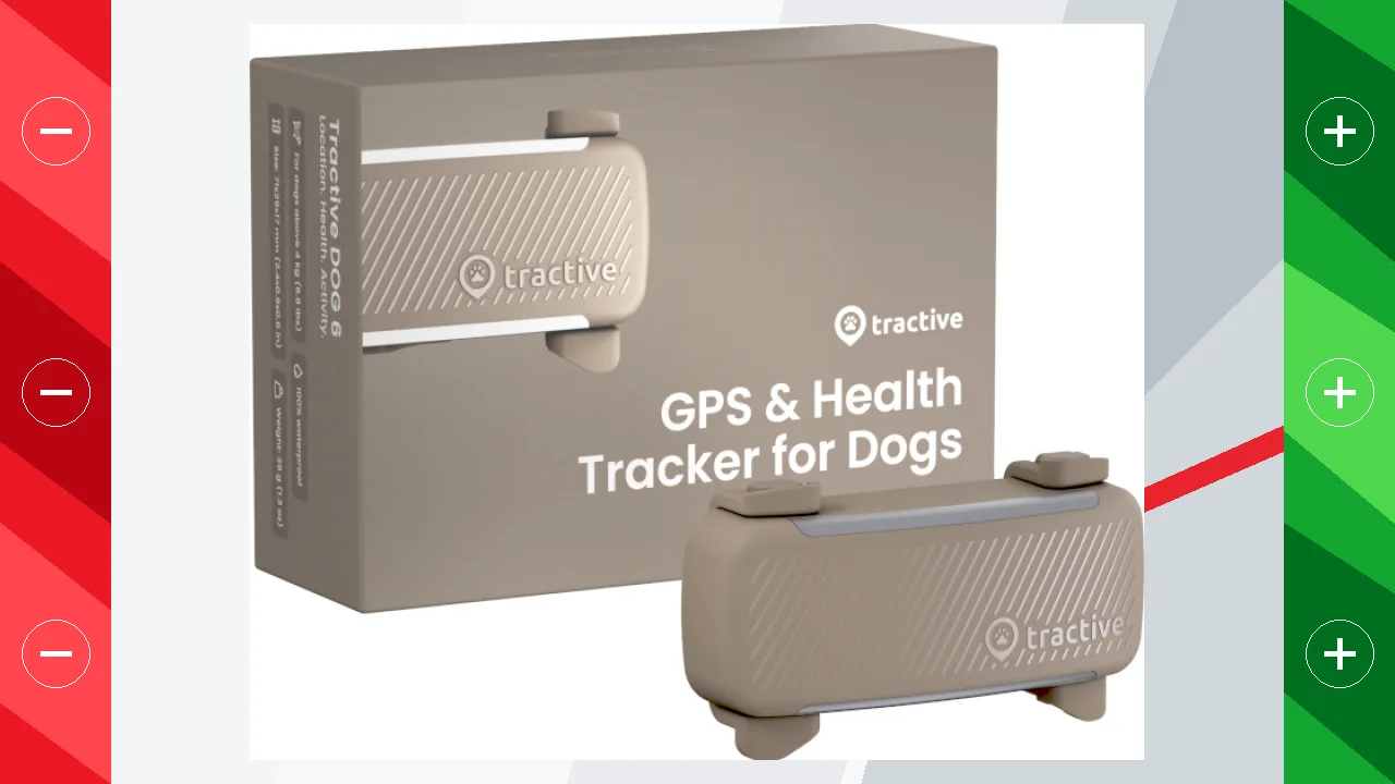 Tractive GPS Dog 6 Marrón Rastreador para perros
