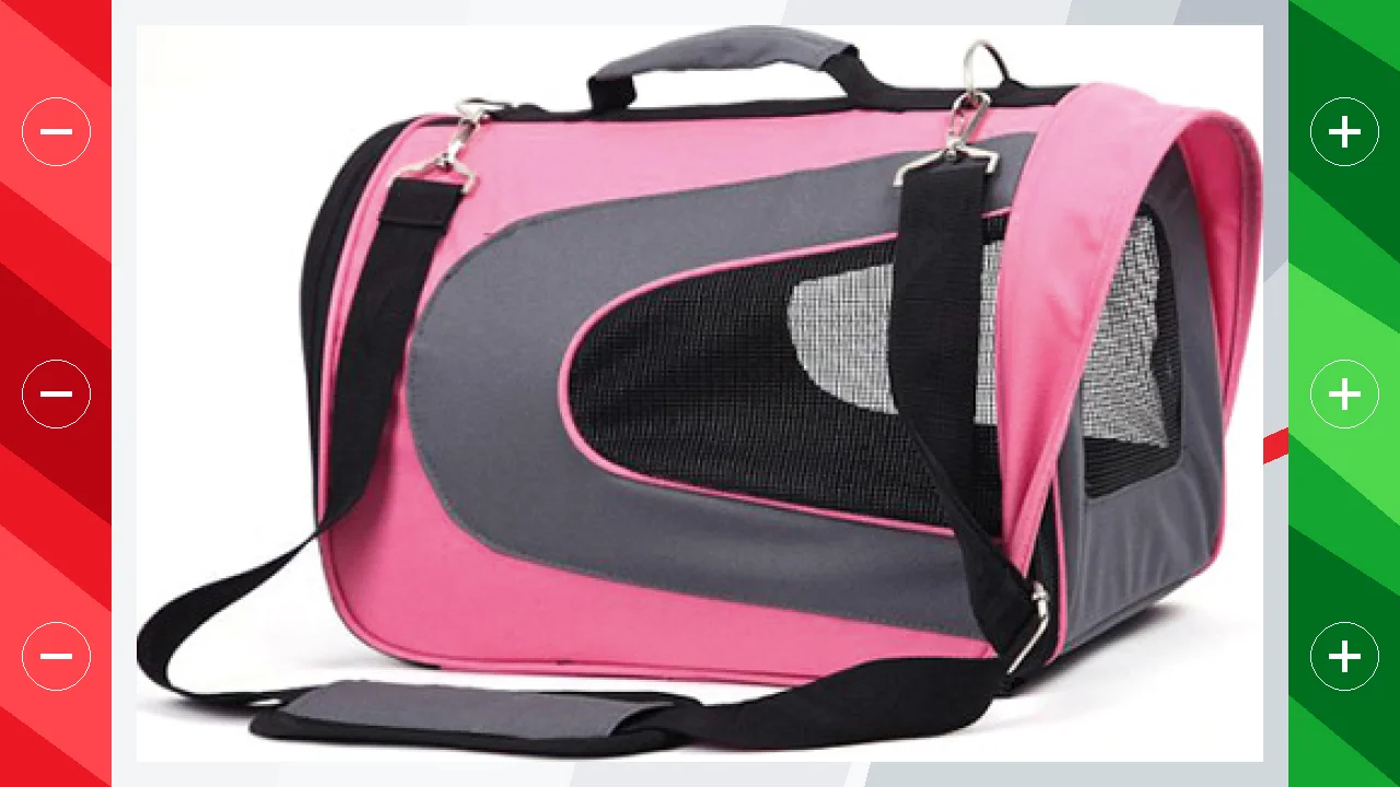 Arppe Kibo Bolso Transportín con Visera Rosa para perros