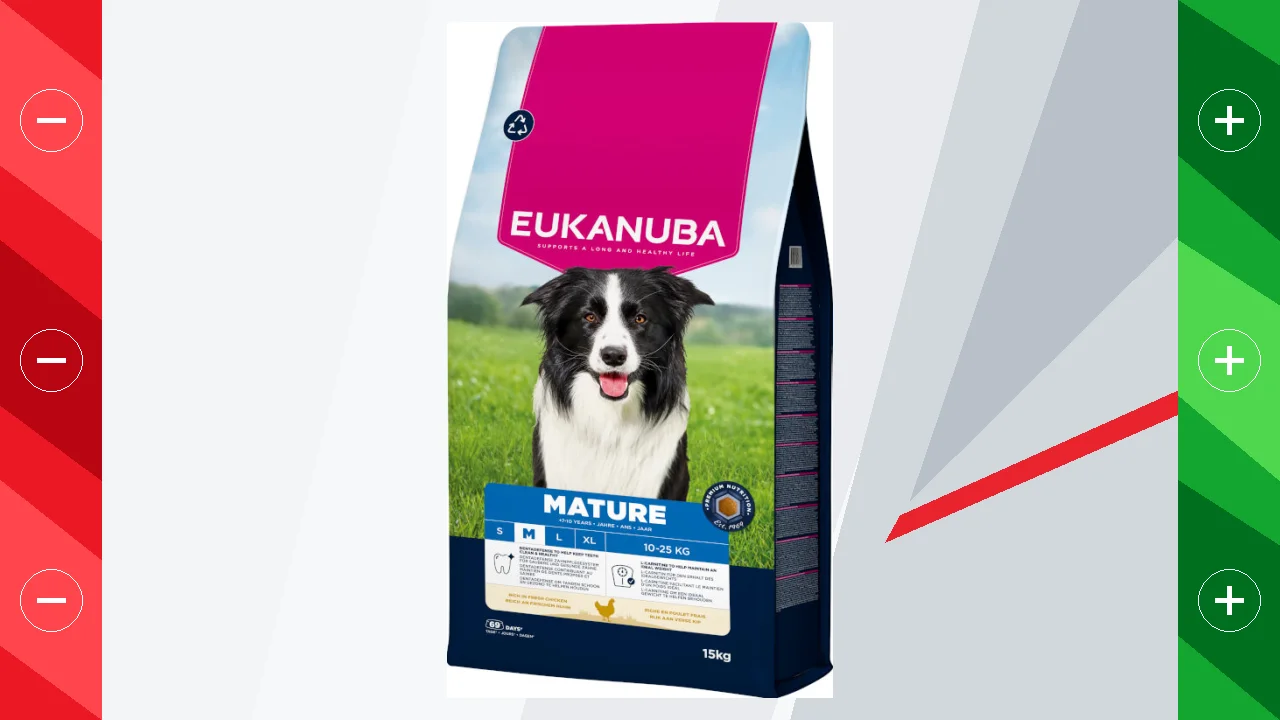 Eukanuba Mature Pienso Pollo para perros de razas medianas