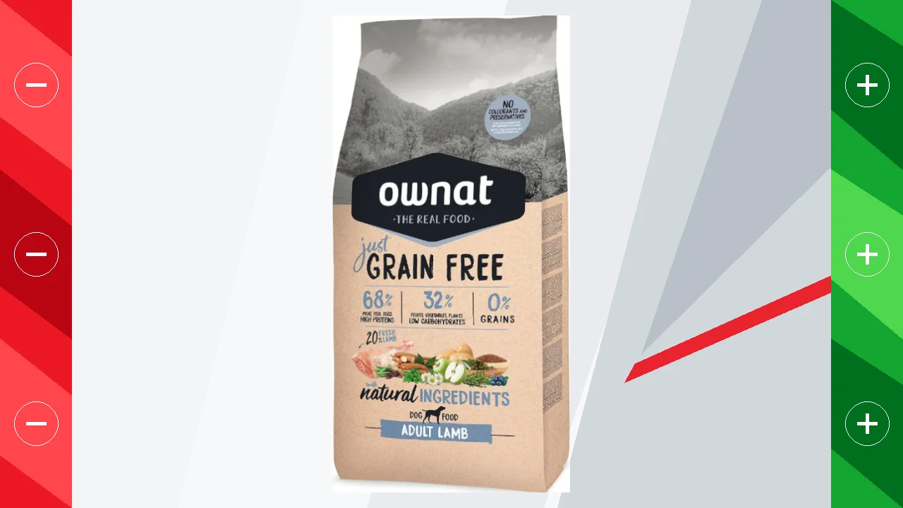 Ownat Just Grain Free Adult Cordero pienso para perros
